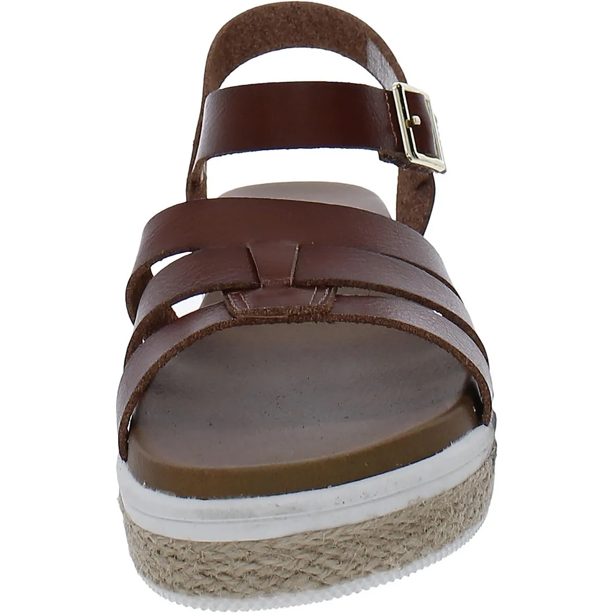 Girls Faux Leather Ankle Strap
