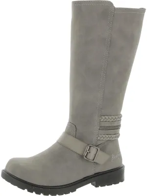 Girls Faux Leather Little Kid Knee-High Boots