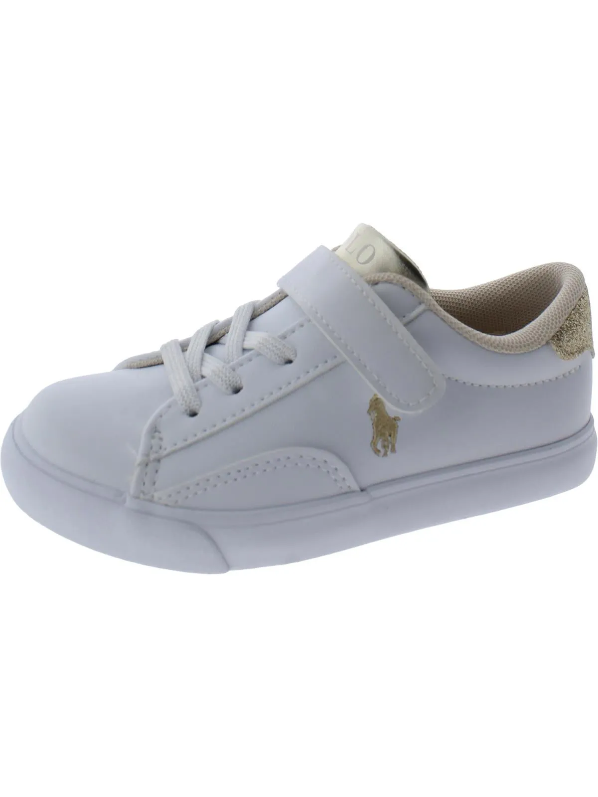 Girls Glitter Leather Casual and Fashion Sneakers