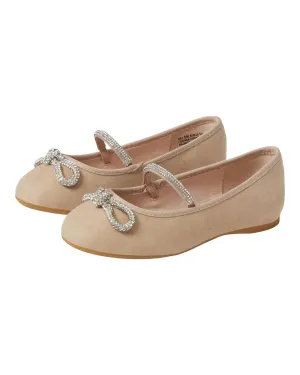 Girl's Kendalla Flats In Alamo Tan