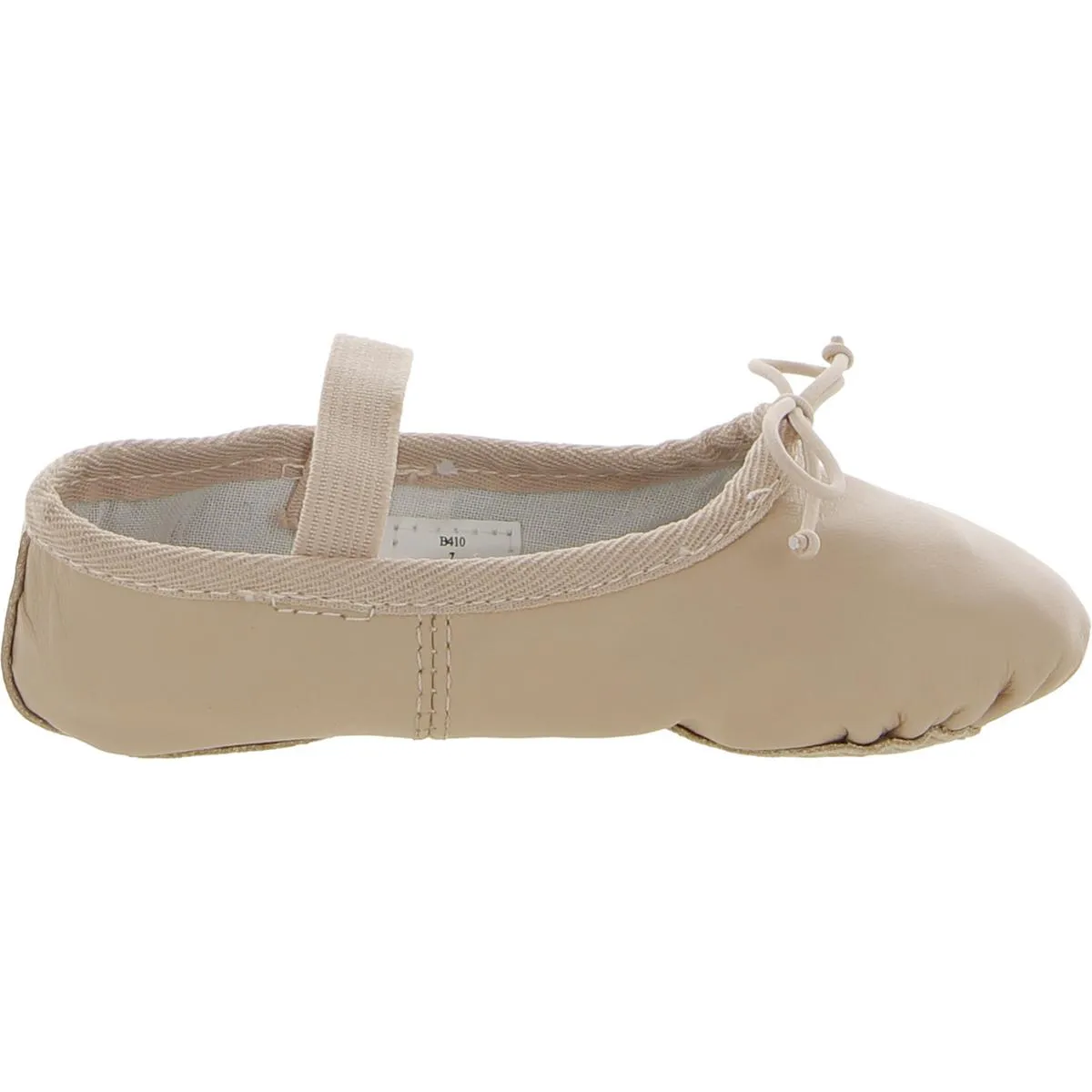 Girls Leather Slip On Ballet Shoes