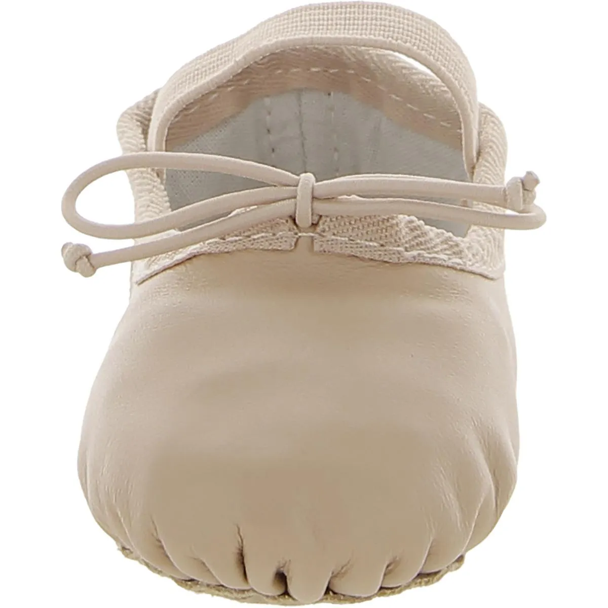 Girls Leather Slip On Ballet Shoes