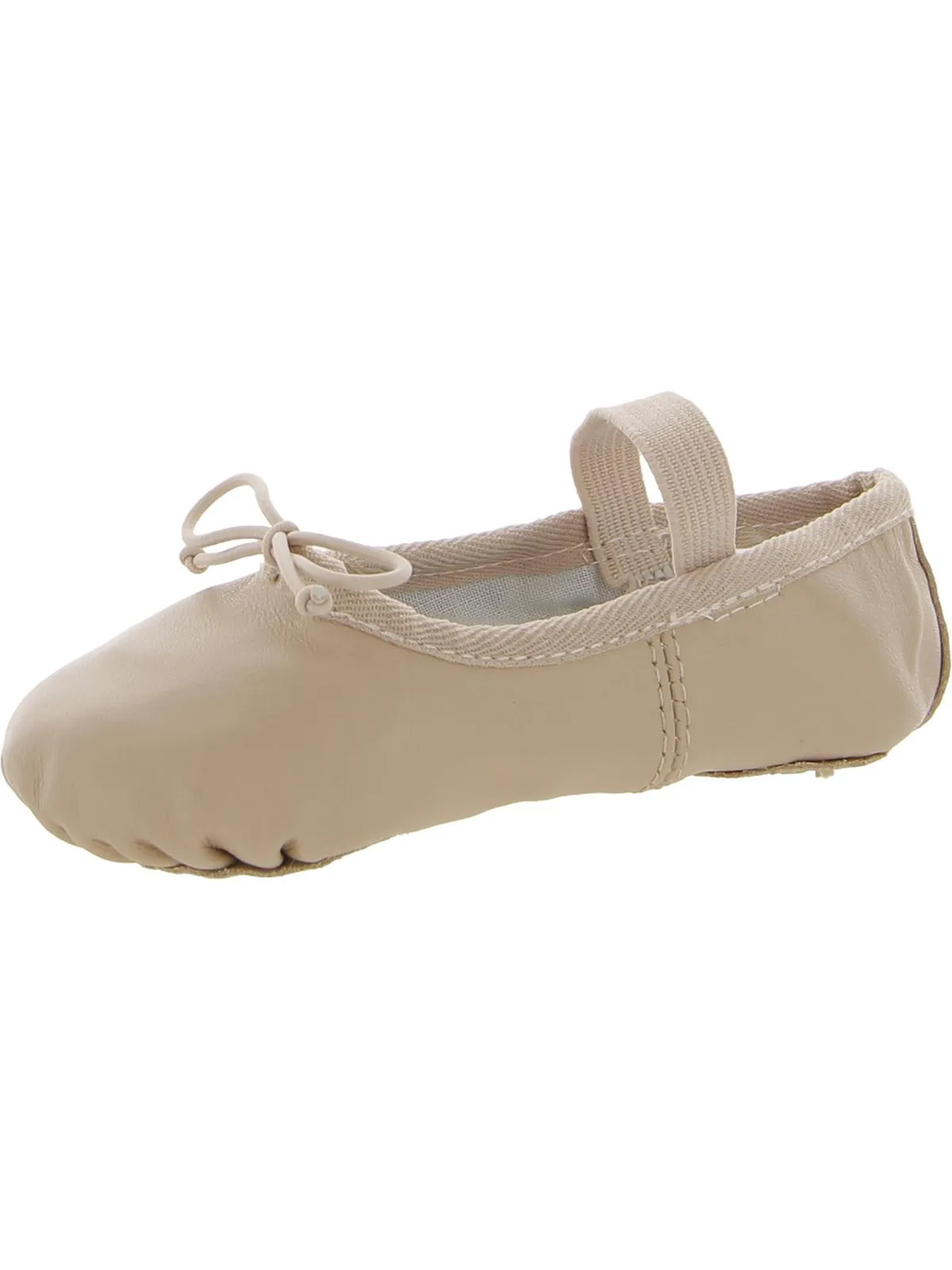 Girls Leather Slip On Ballet Shoes