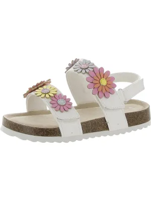 Girls Little Kid Floral Print Ankle Strap
