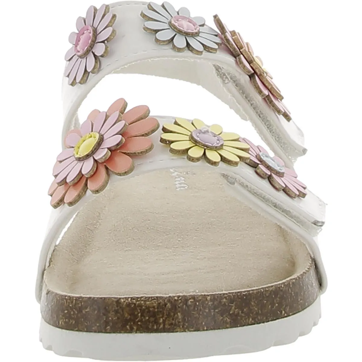 Girls Little Kid Floral Print Ankle Strap
