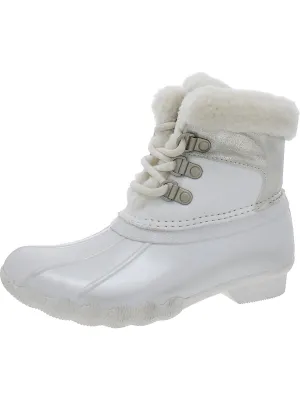 Girls Little Kid Lace Up Winter & Snow Boots