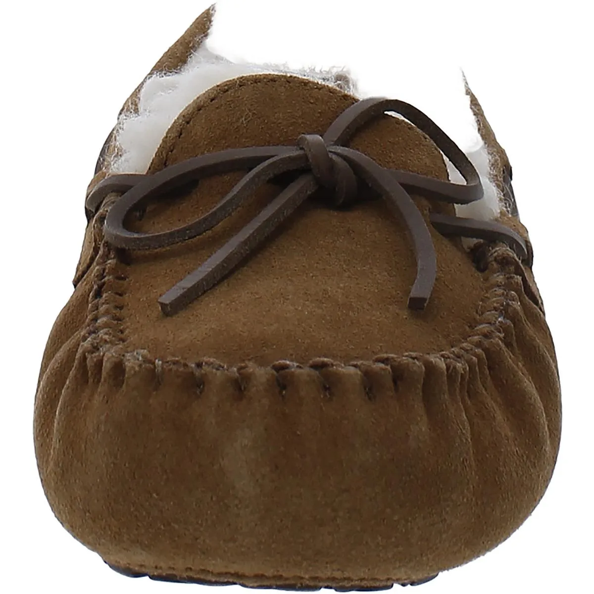 Girls Little Kid Suede Moccasin Slippers