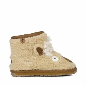 Girl's Llama Mini Boot In Beige