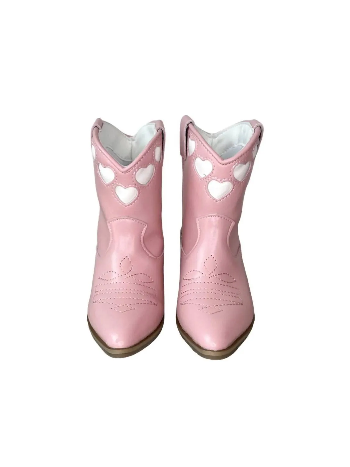 Girl's Love Cowgirl Boots In Pink