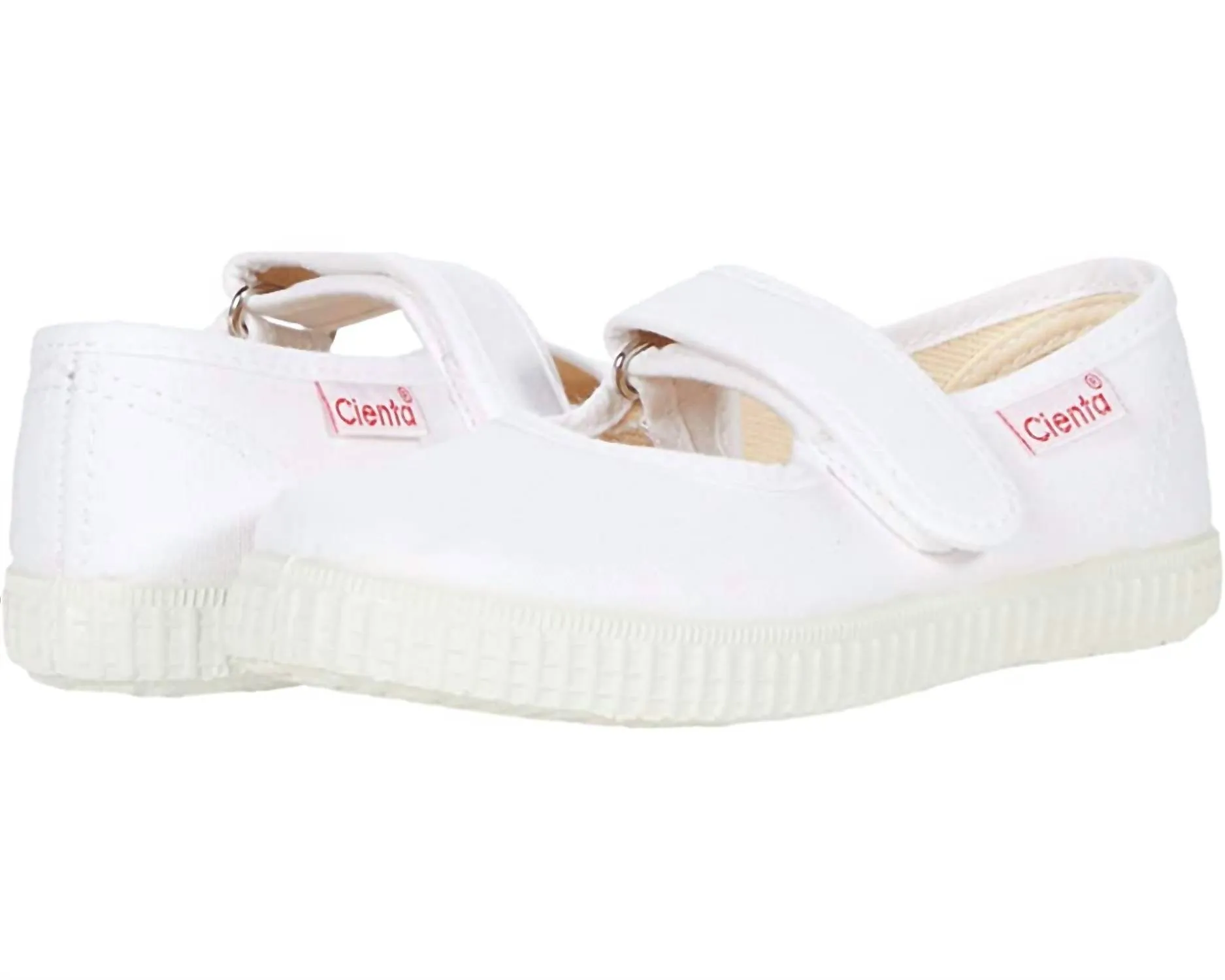 Girl's Mary Jane Flat Shoes In White