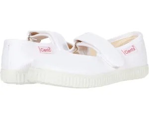 Girl's Mary Jane Flat Shoes In White