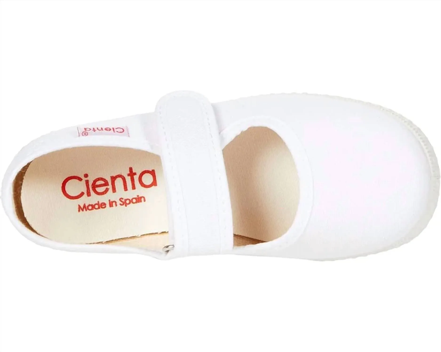 Girl's Mary Jane Flat Shoes In White