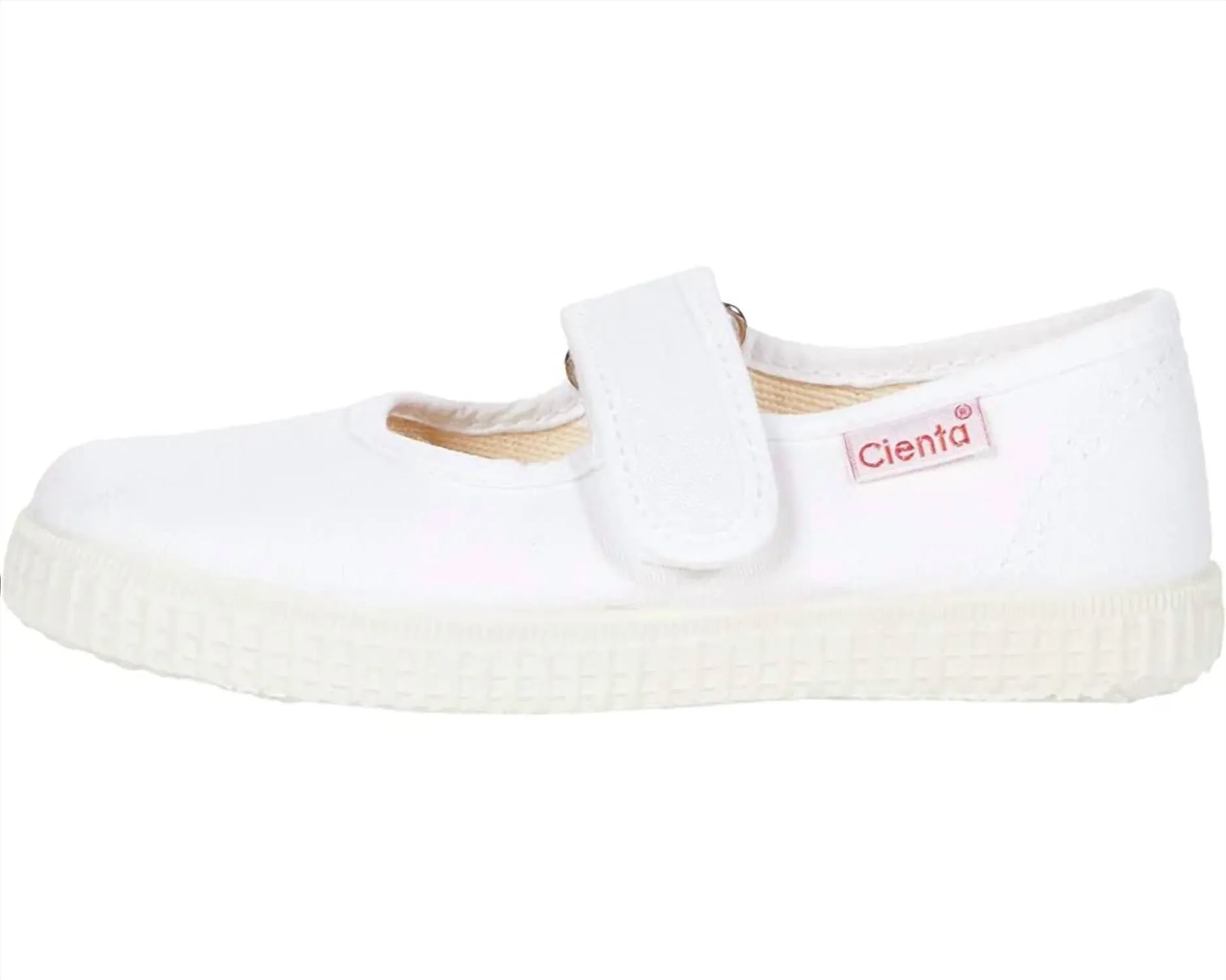 Girl's Mary Jane Flat Shoes In White