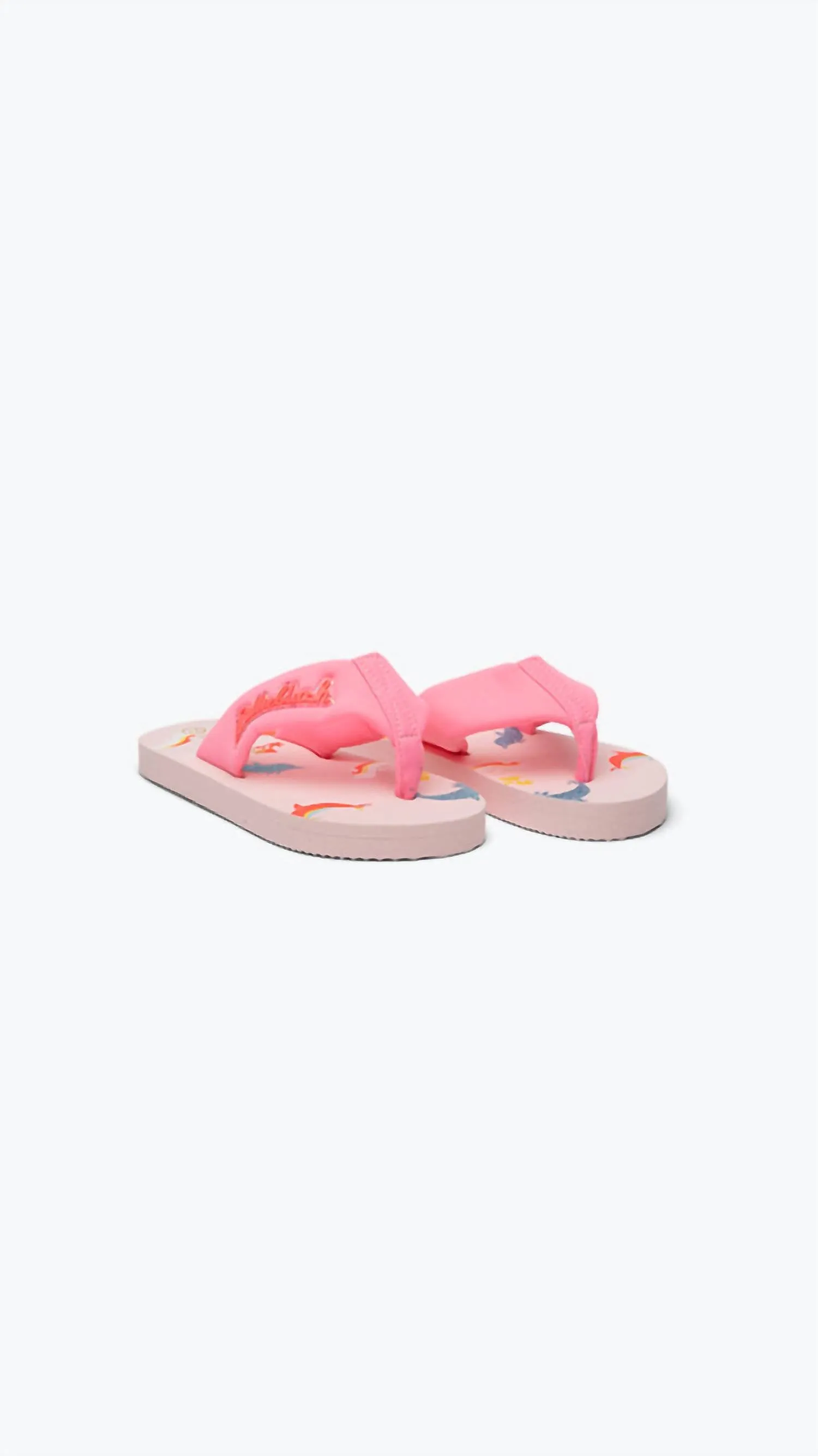 Girl's Padded Strap Flip Flop In Malabar