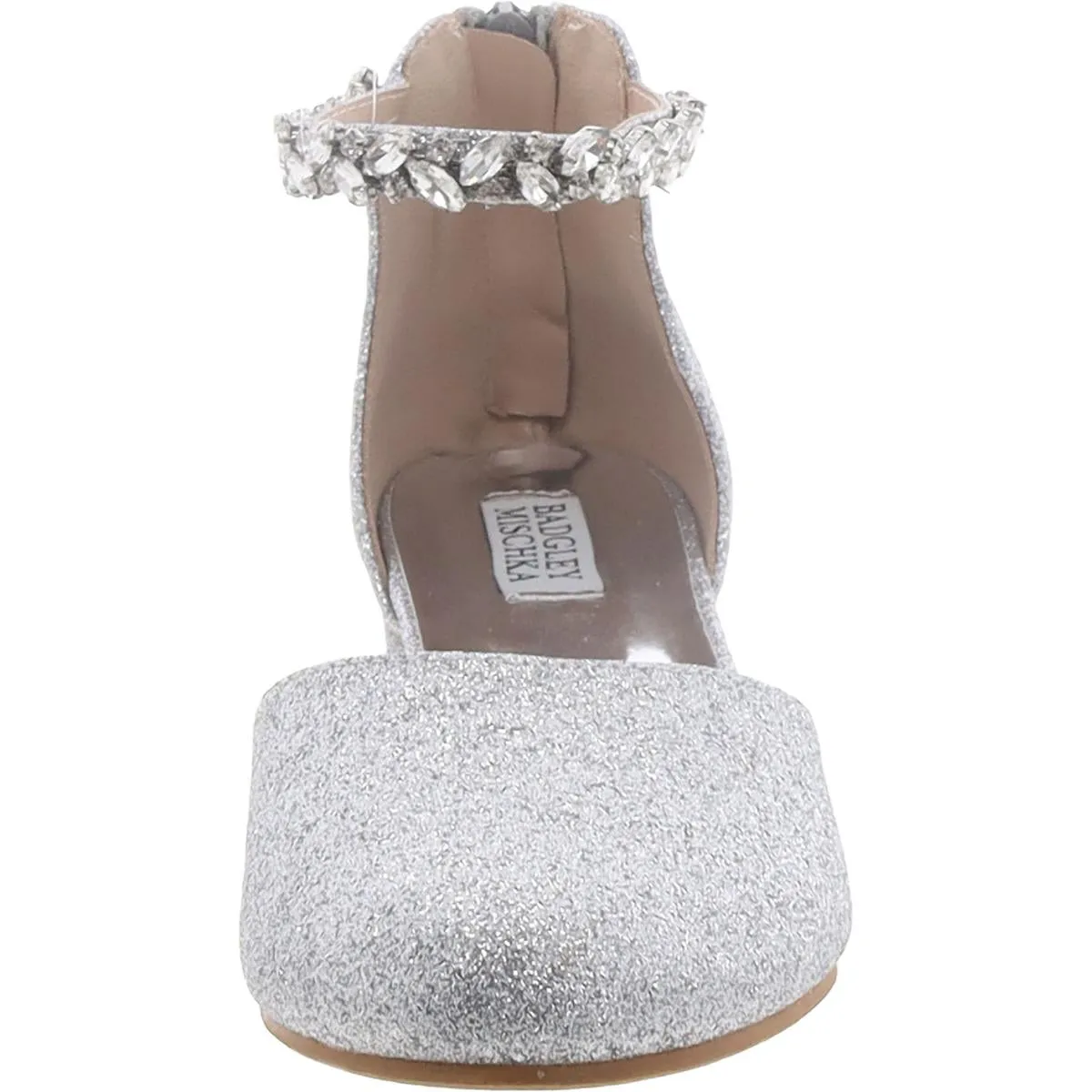 Girls Patent Embellished Pumps