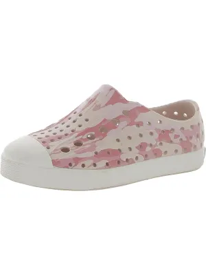 Girls Perforated Laceless Casual and Fashion Sneakers