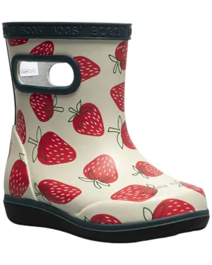 Girl's Rainboot Rainbow In Strawberry