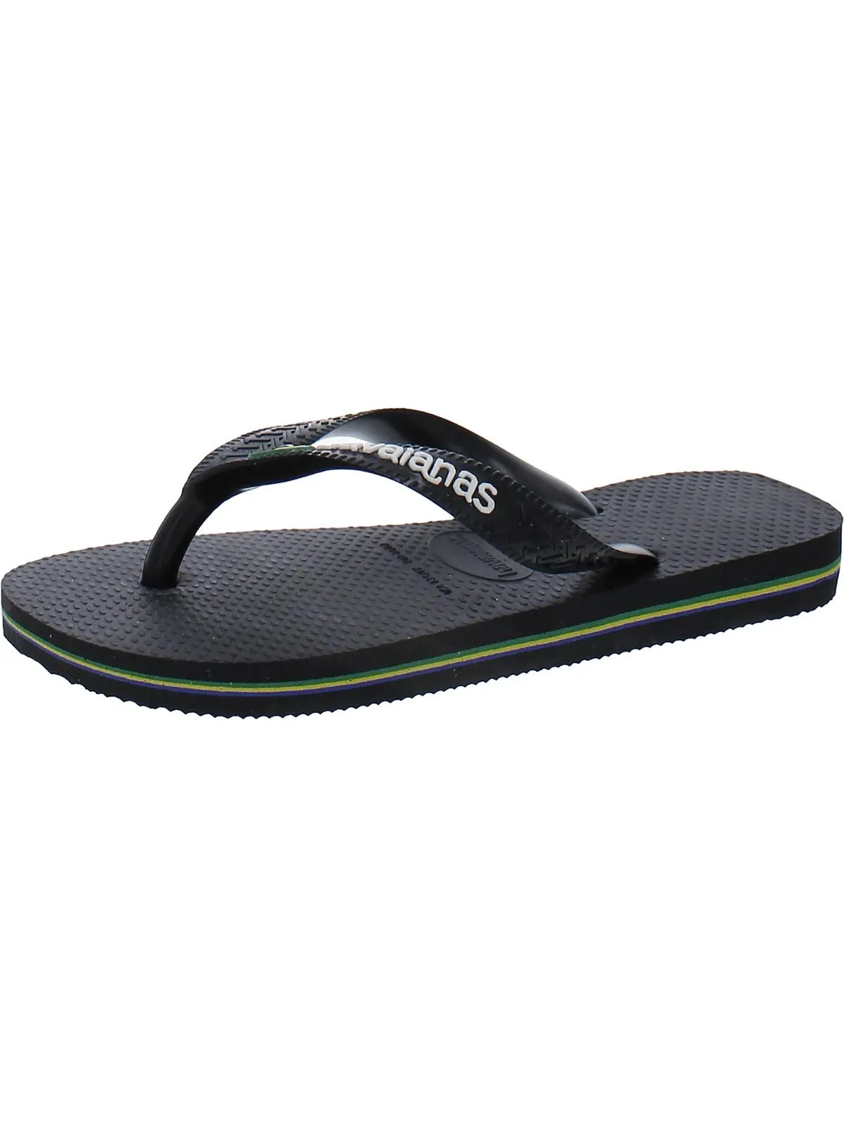 Girls Textured Signature Flip-Flops