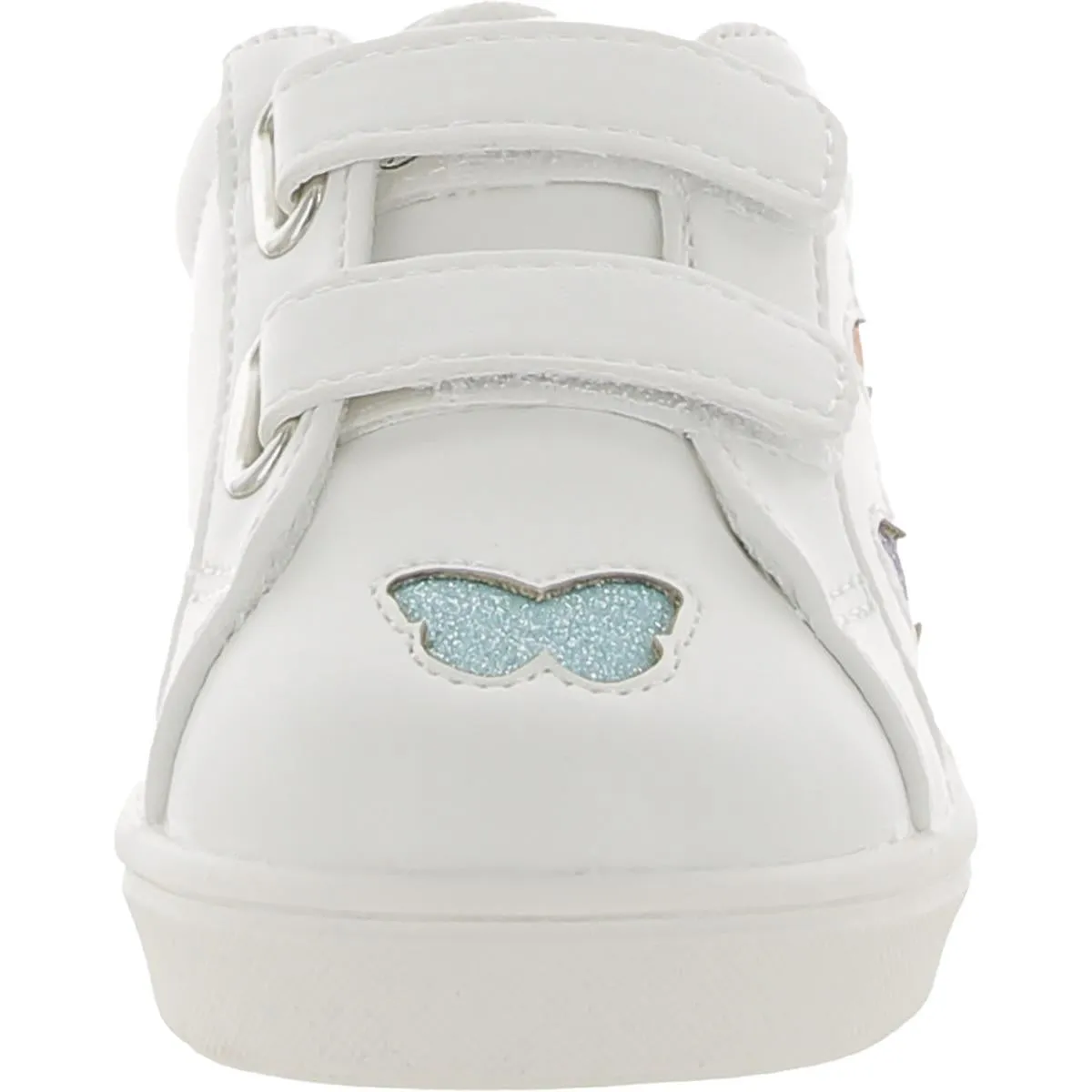 Girls Toddler Faux Leather Casual and Fashion Sneakers