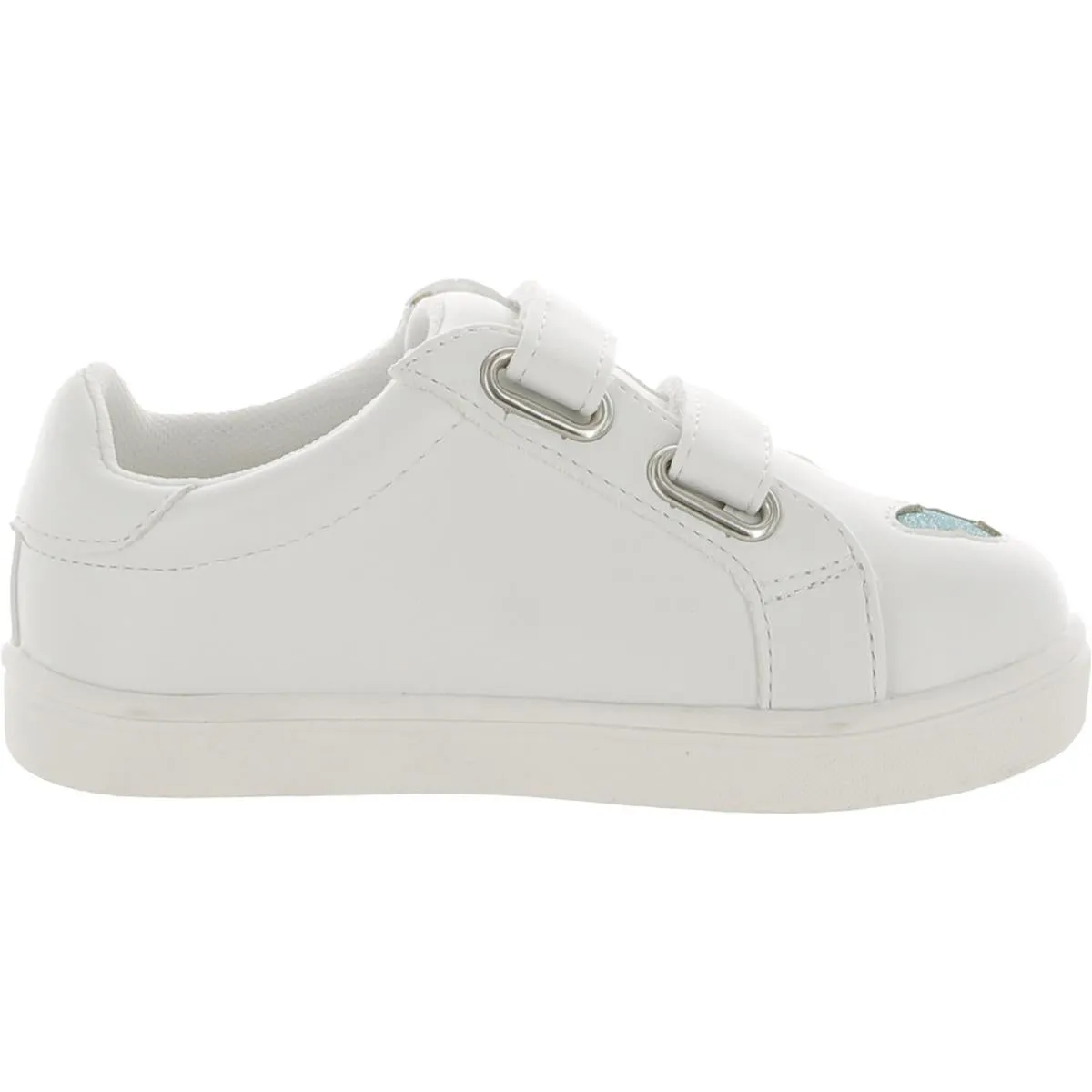 Girls Toddler Faux Leather Casual and Fashion Sneakers