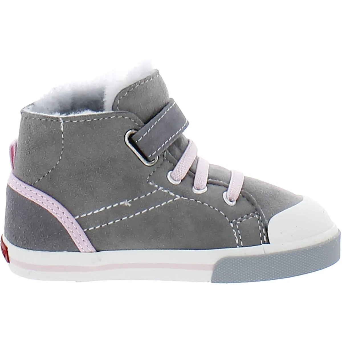 Girls Toddler Shearling Lined Casual and Fashion Sneakers
