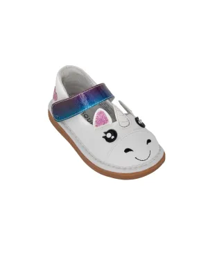 Girl's Unicorn Shoes In White