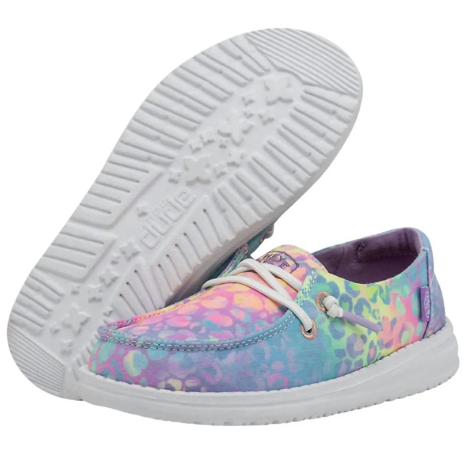 Girl's Wendy Youth Cat Shoes In Flow Leopard