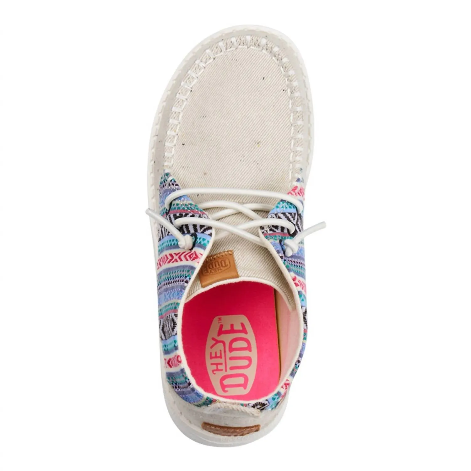 Girl's Youth Wendy Mid Boho Crafted Shoes In Light Grey/multi