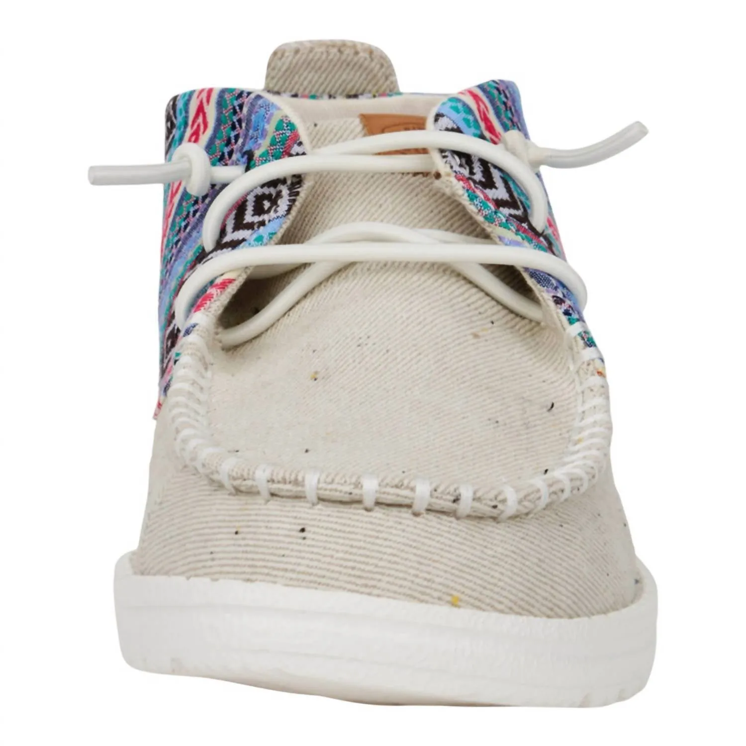 Girl's Youth Wendy Mid Boho Crafted Shoes In Light Grey/multi