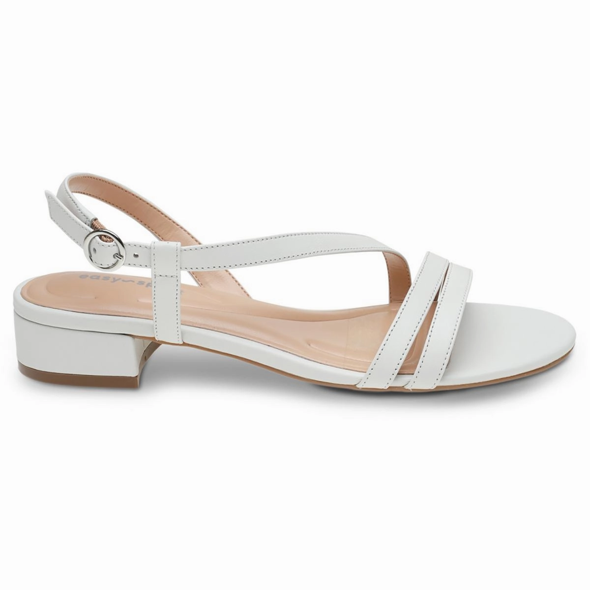 Glenni Womens Leather Slip On Heels