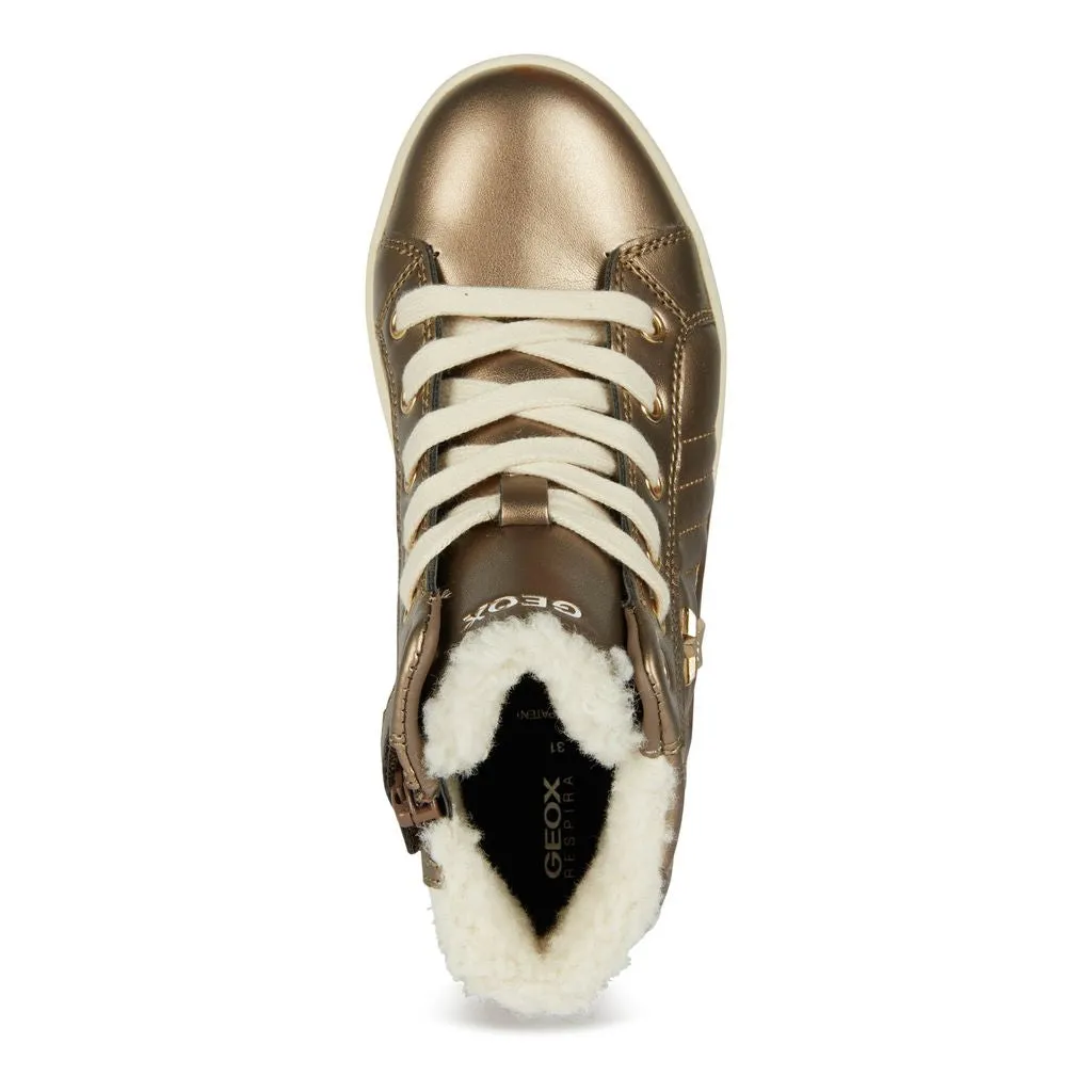 Gold Kathe High Top Sneakers