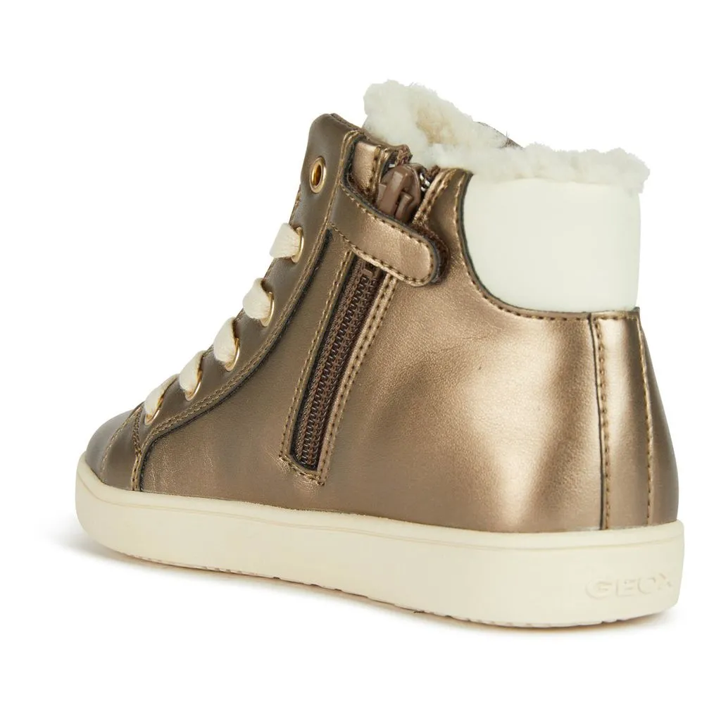 Gold Kathe High Top Sneakers