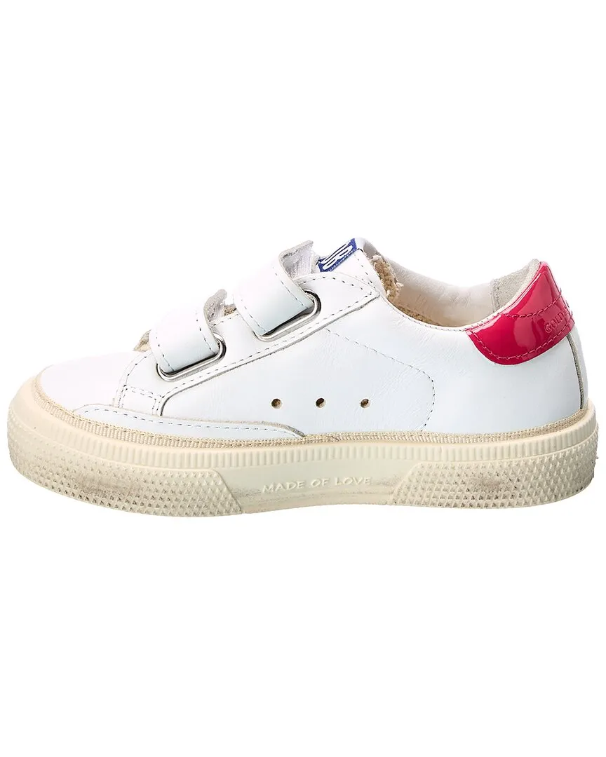 Golden Goose May School Leather & Haircalf Sneaker