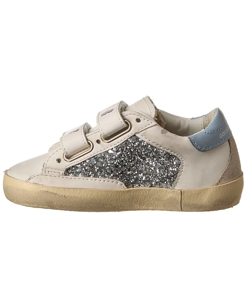 Golden Goose Old School Glitter & Leather Sneaker
