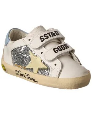 Golden Goose Old School Glitter & Leather Sneaker