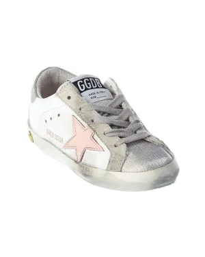 Golden Goose Superstar Leather & Glitter Sneaker