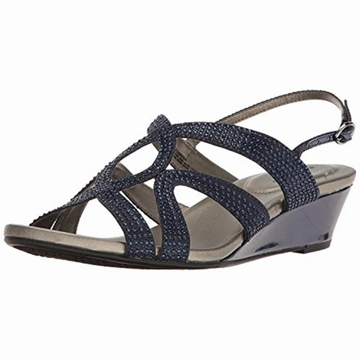 Gomeisa Womens Embellished Slingback Dress Sandals