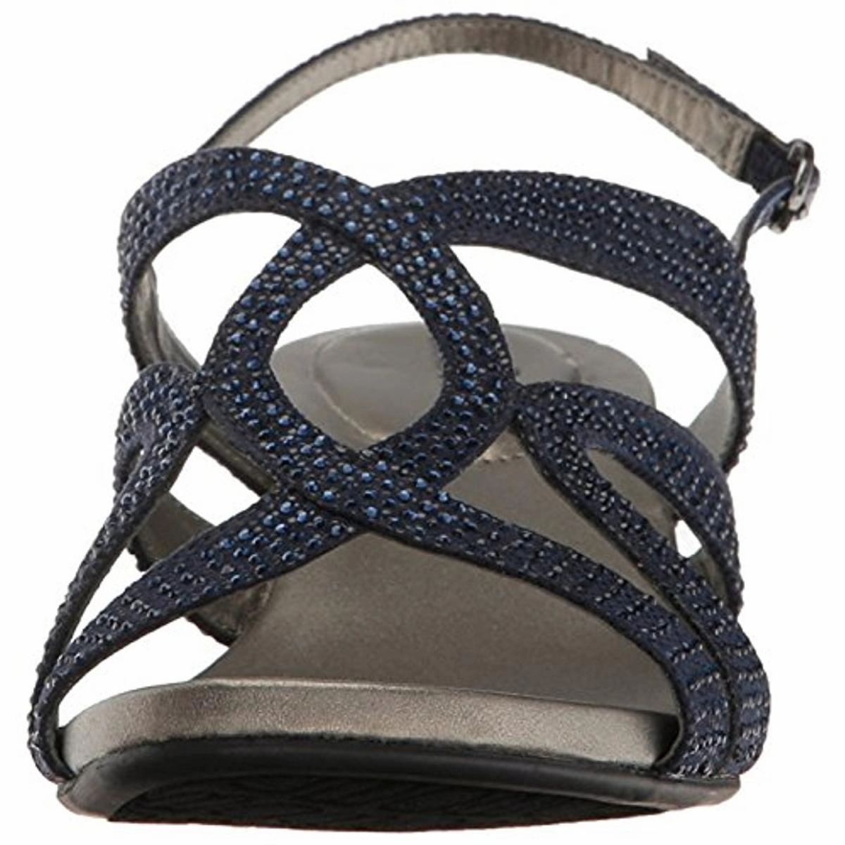 Gomeisa Womens Embellished Slingback Dress Sandals