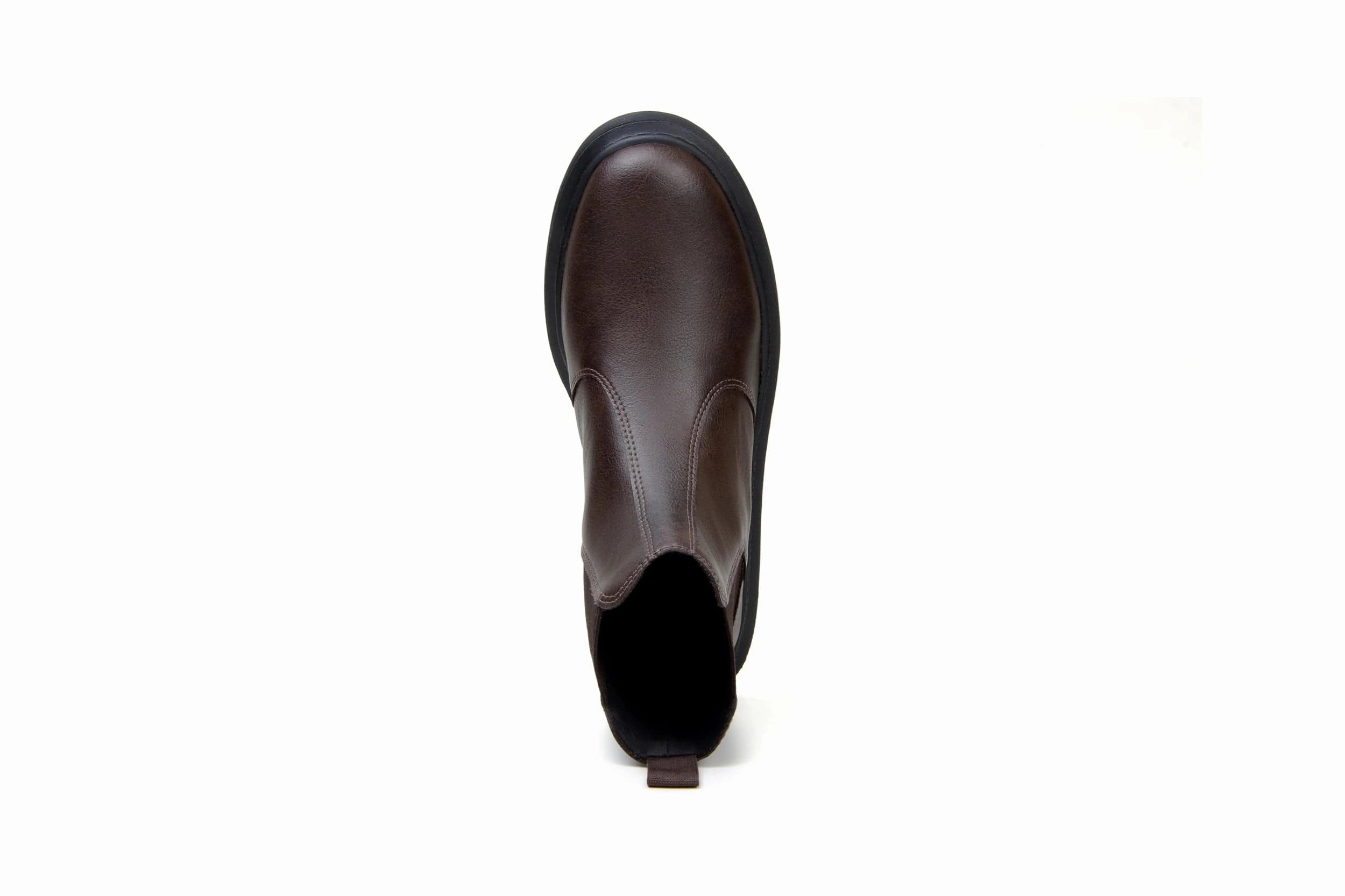 Green Laces x King55 Chelsea Vegan Leather Boots | Espresso Brown