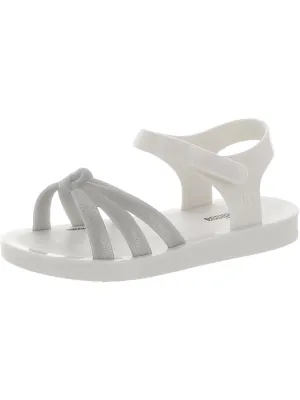 Grip-Strap PVC Girls Toddler Vegan Ankle Strap