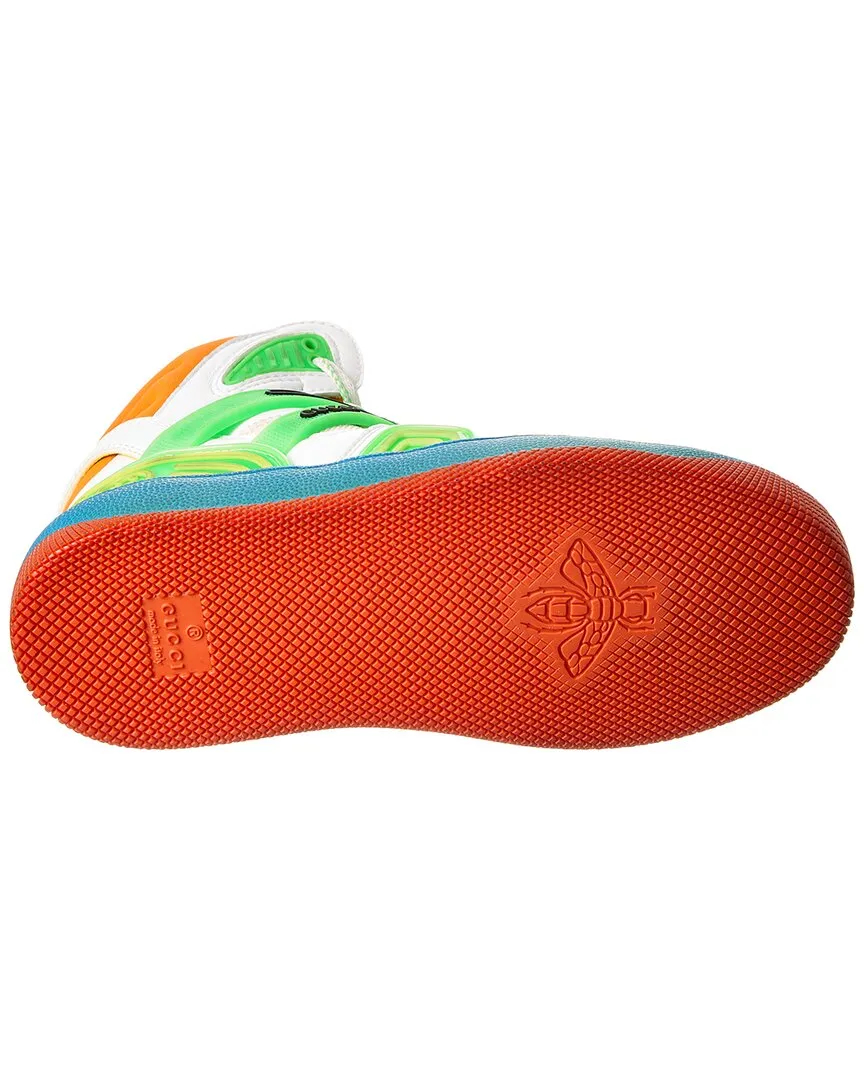 Gucci Basket Leather & Mesh Sneaker