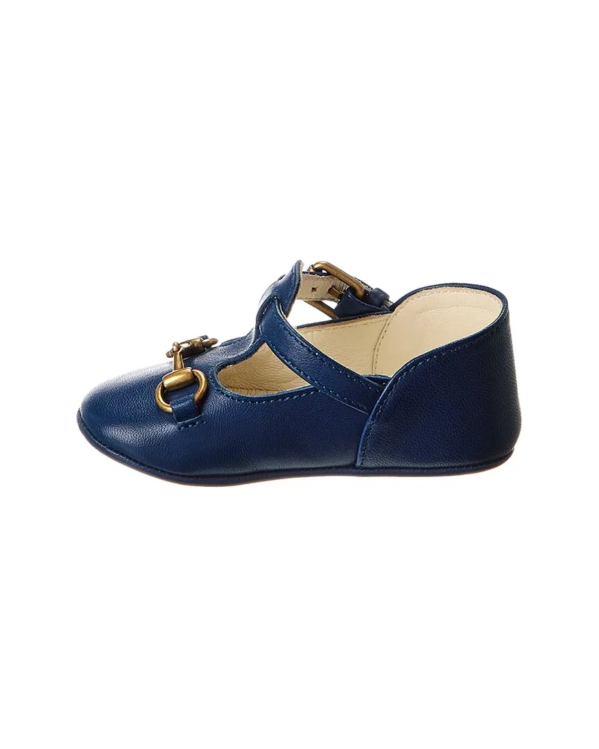 Gucci Leather Ballerina Flat