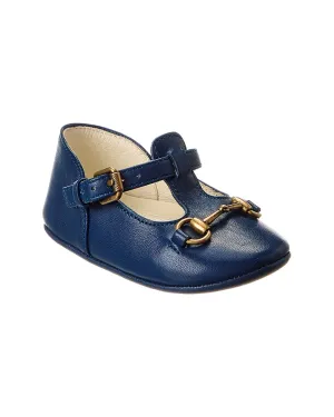 Gucci Leather Ballerina Flat