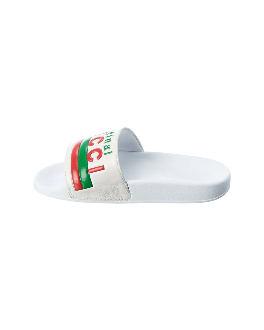 Gucci Leather Slide