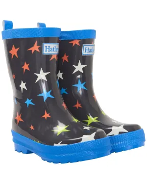 Hatley Ombre Stars Shiny Rain Boot & Matching Socks