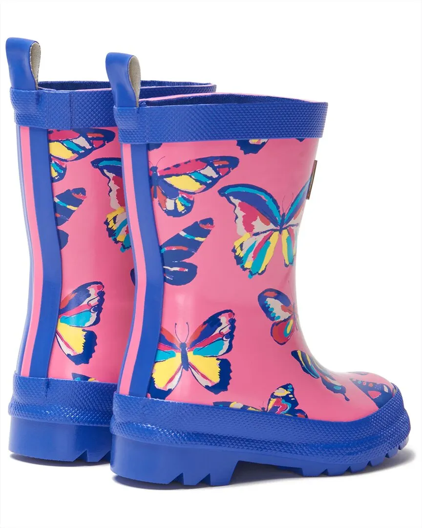Hatley Vibrant Butterflies Shiny Rain Boot