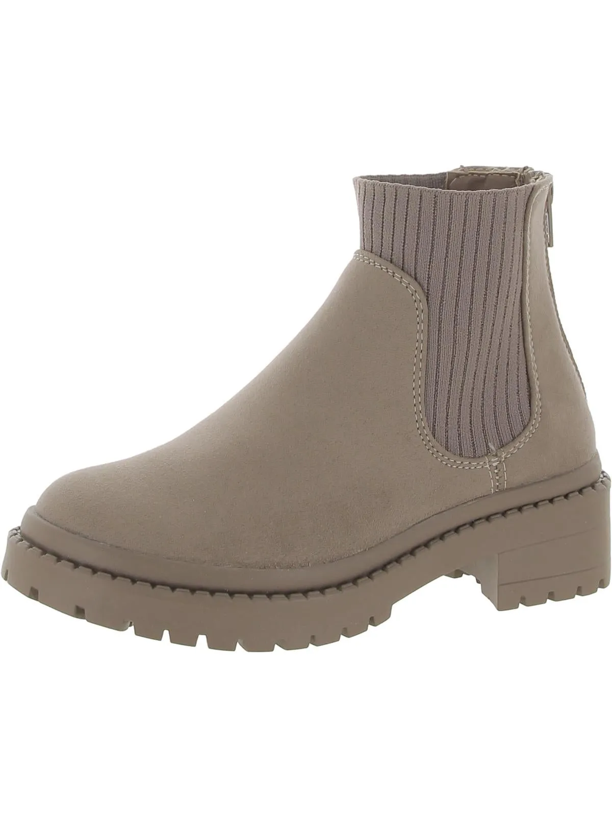 Hazzel Girls Faux Leather Little Kid Chelsea Boots