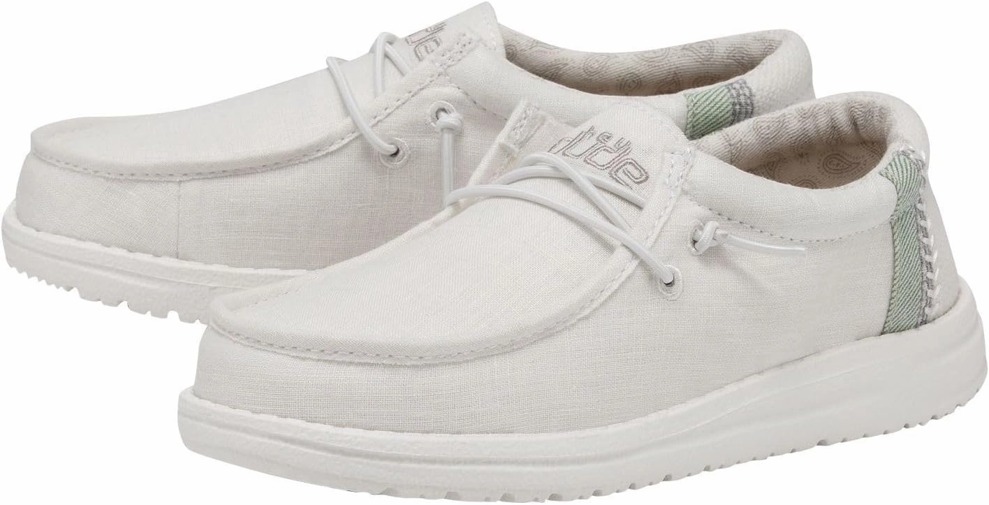 Hey Dude Boy's Wally Youth Multiple Colors | Boys Shoes | Boy's Lace Up Loafers | Comfortable & Light-Weight