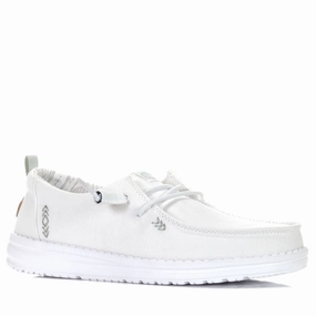 Hey Dude Womens Wendy Chambray Bright White
