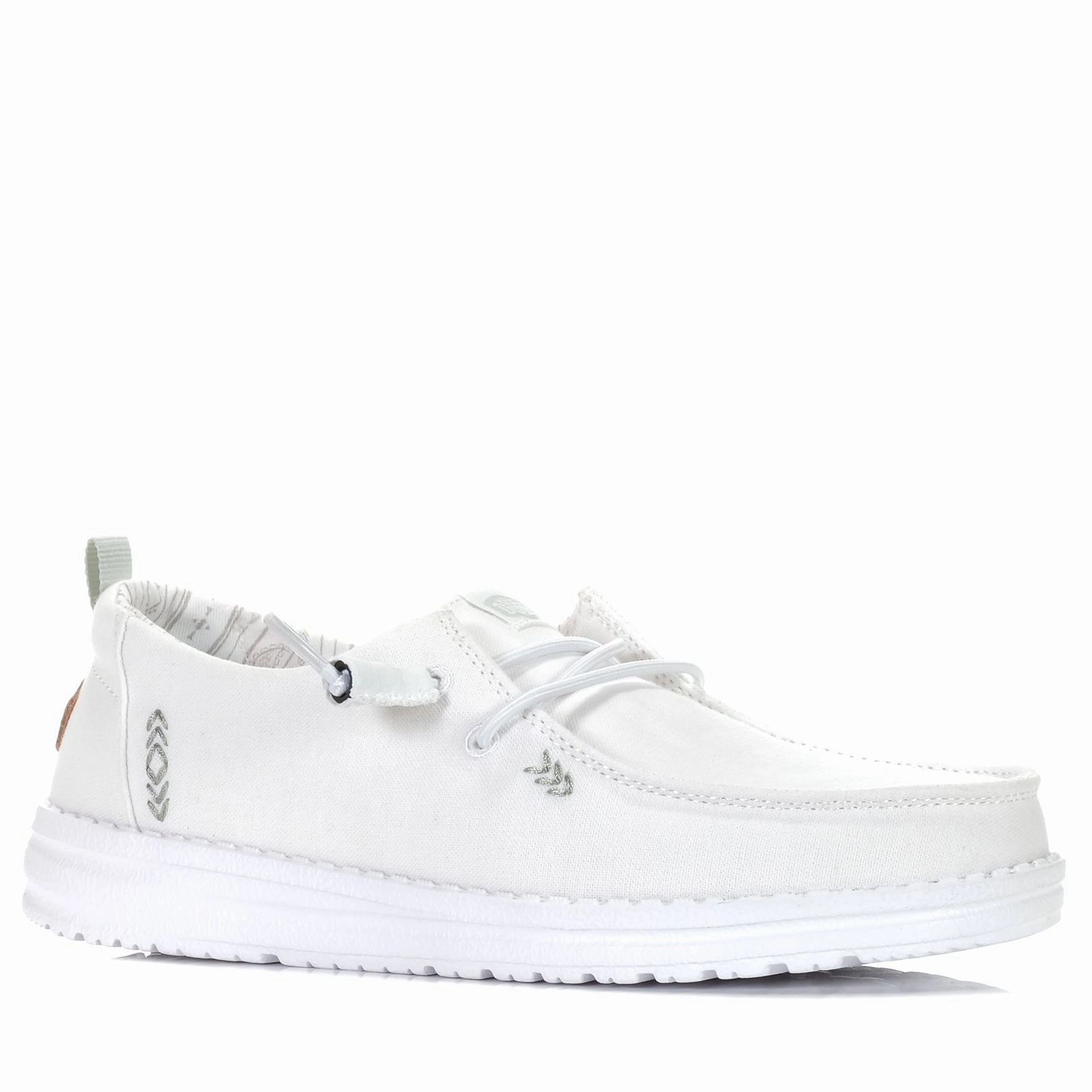 Hey Dude Womens Wendy Chambray Bright White